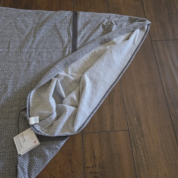 Lululemon Vinyasa Scarf Wrap Scarf Hazy Heather Heathered White Heathered Black - Picture 12 of 16